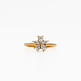 Ella spinning ring - recycled stainless steel - Gold