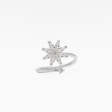 Maja Spinning Ring - Recycled Stainless Steel (Adjustable/Onesize) - Silver