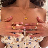 Maja snurrande ring - guld